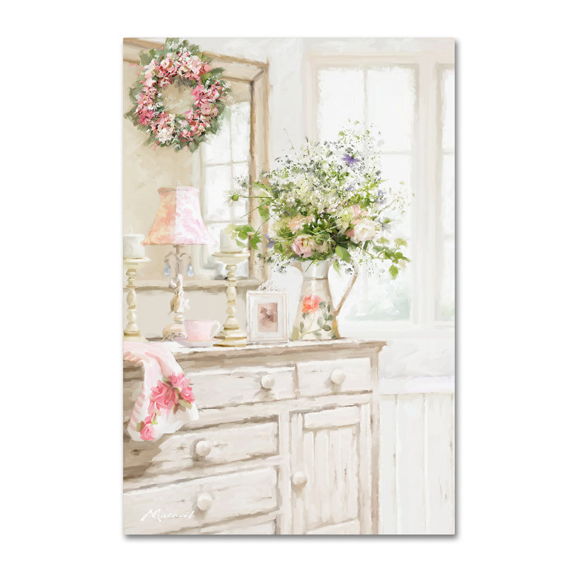 Armand 'Shabby Elegance' Print on Canvas, 19" H x 12" W x 2" D