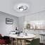 2-Light 40cm Oval LED Ceiling Light-63219643