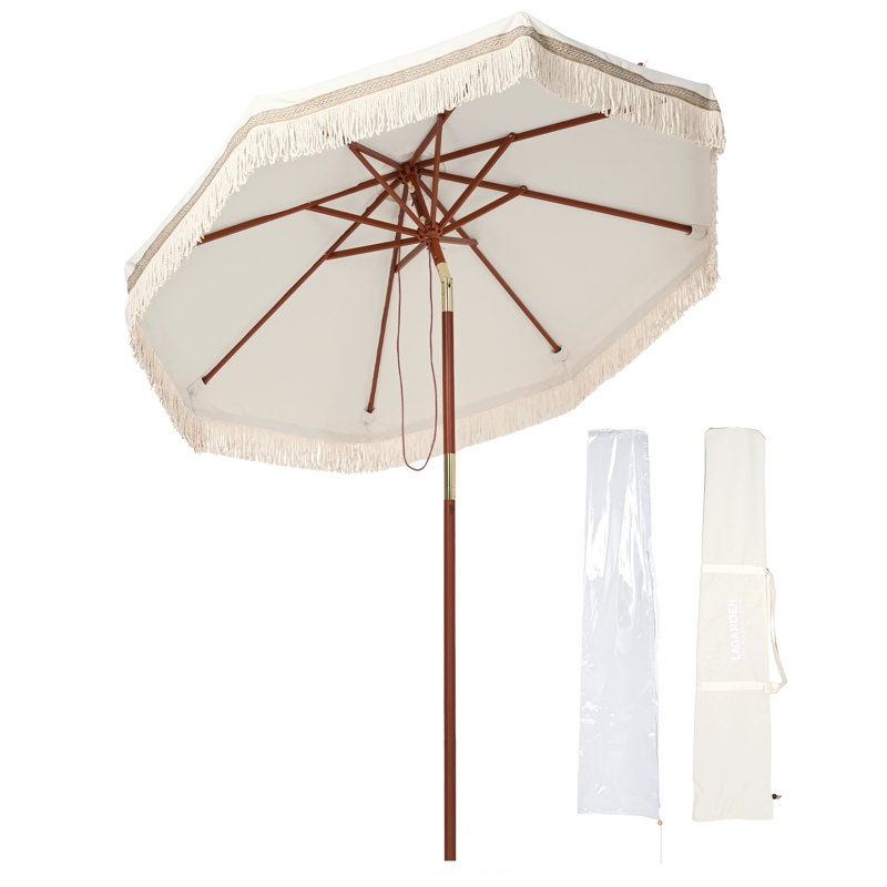 Parasol Hershell 81,9 avec contrepoids inclus, Kaki