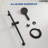 3-Spray Hand Shower with 26-Inch Slide Bar and 59-Inch Hose-113524236