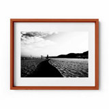 Walk The Line Print by Joseph Regan