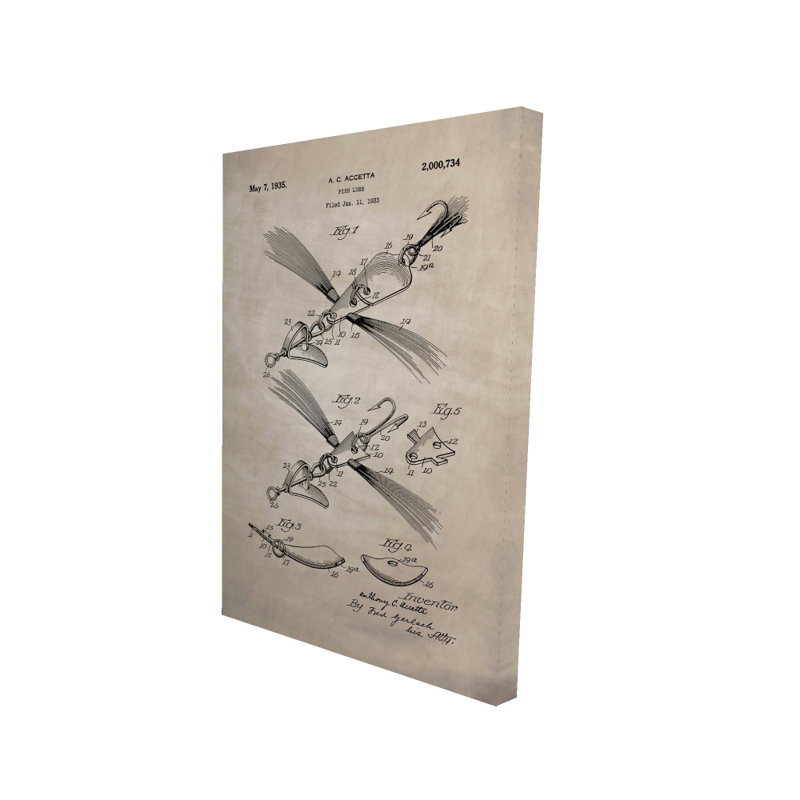 Toile «Blue Lure» - Sports et jeux