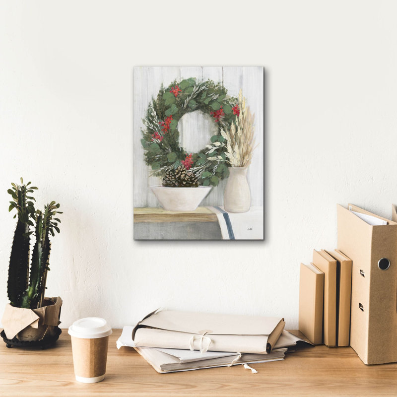 «Epic Graffiti» «Natural Christmas 1» par Julia Purinton, art mural sur toile, H 16 po x l 12 po x P 0,75 po