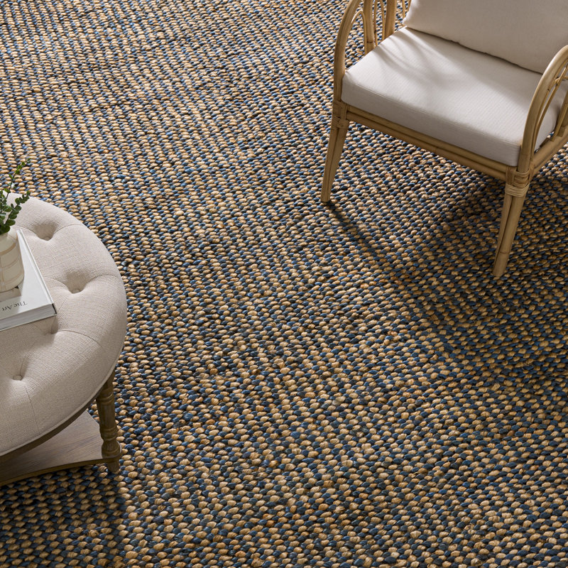 Natural Fiber Couture 110 Hand Woven 80% Jute; 20% Cotton No Pattern Rug, Rectangle 8' x 10'