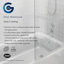Panneau de douche fixe simple sans cadre 30 po x 78 po Vela-32927930