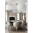 Modern 5 Light Chrome Round Crystal Chandelier-1439297598