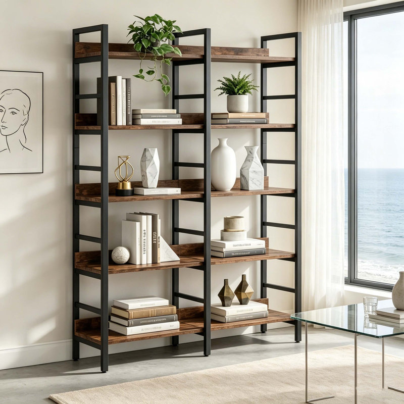 Bibliothèque à 5 niveaux pour bibliothèque