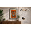 Tiger Face Bold Modern - Framed Print-520641304-520641311