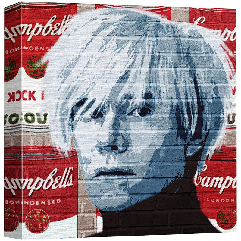 Andy Warhol, H 12 po x l 12 po x P 1,5 po