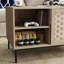 Élégante table basse à tissage Veener