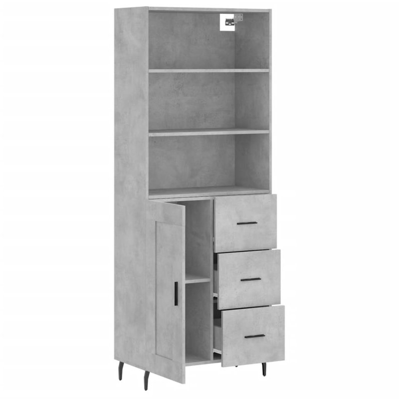 Navion 69.5cm Sideboard, Concrete Grey