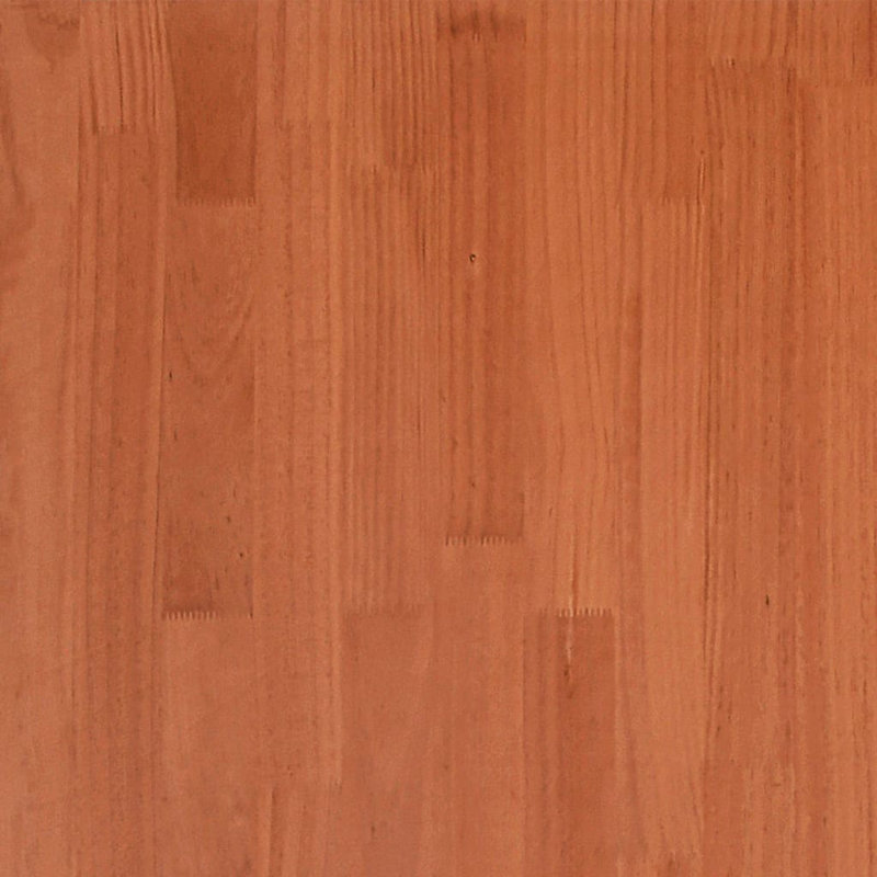 Tirante Solid Wood Bed, Wax brown, 31.5cm H x 211.5cm W x 161.5cm D
