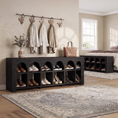 Banc de rangement Rustic Arch