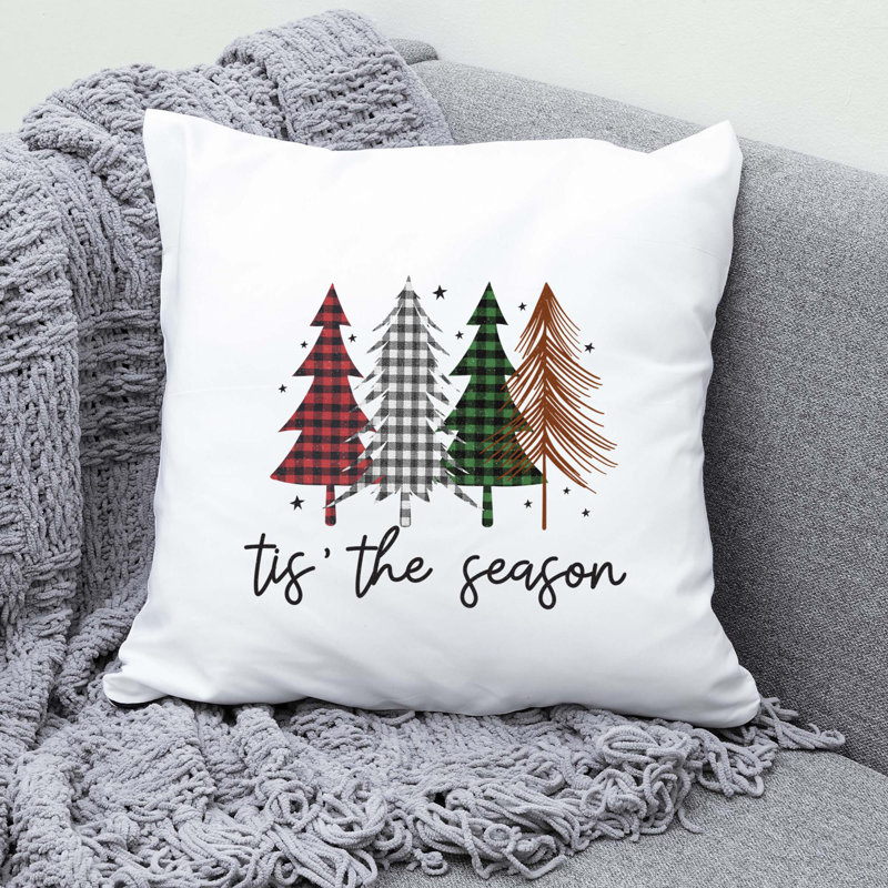 Christmas2 Reversible Throw Pillow, 20" x 20"