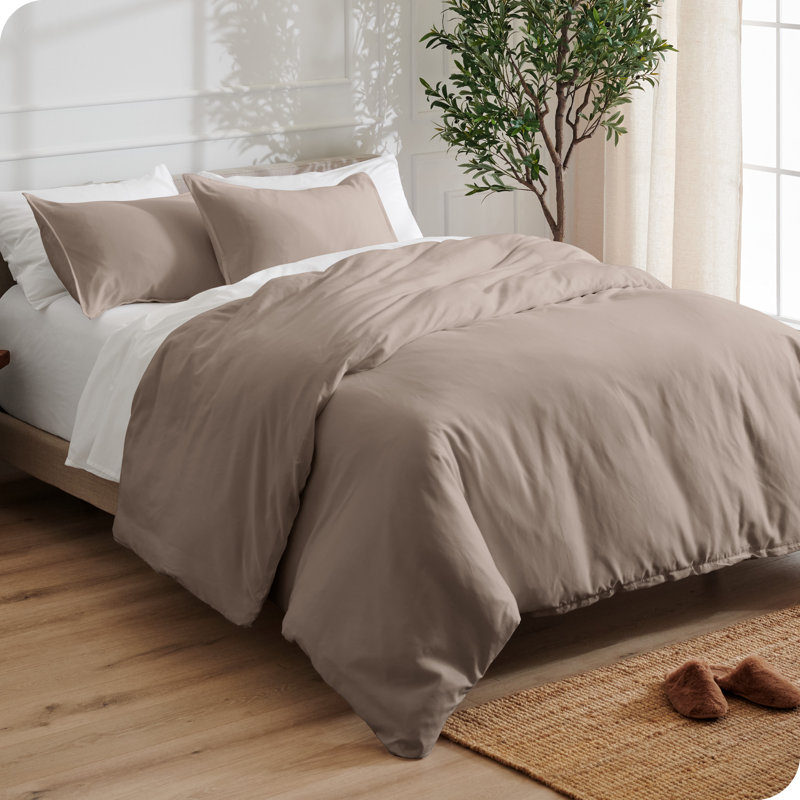 Washed Microfiber Duvet Cover Set, null, null