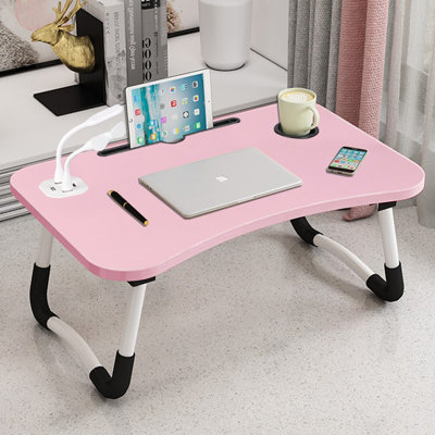 Foldable Modular Iron Computer Desk