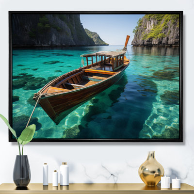 " Boat On Phi Phi Islands Beaches "