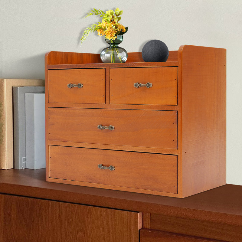Desk Organizer With 4 Drawers