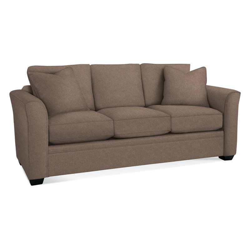 Bridgeport 85'' Upholstered Sofa, Black Finish, Elite Ash; 0321-83