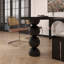 Ensemble de table de salle à manger en bois massif de style américain-105853471