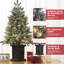 Arbre de Noël illuminé 3 pi avec 78 piles-370444120