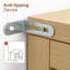 Armoire poubelle inclinable avec tiroirs 13 gallons-125377050
