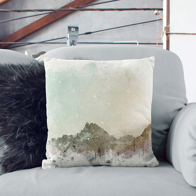 Square Throw Cushion, 40cm H x 40cm W x 15cm D
