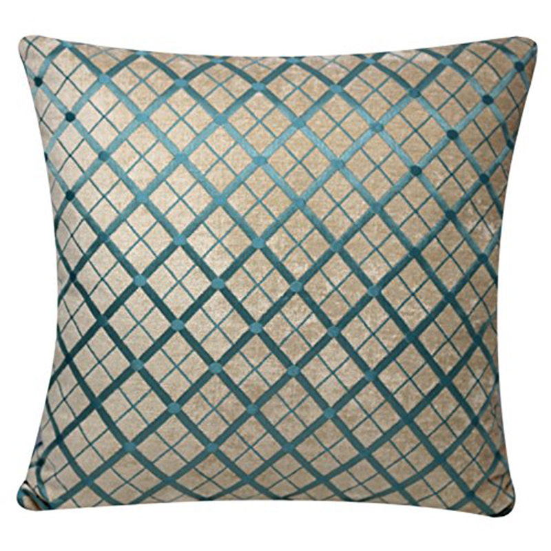 Aylla Indoor / Outdoor Square Cushion Cover, Beige/Blue