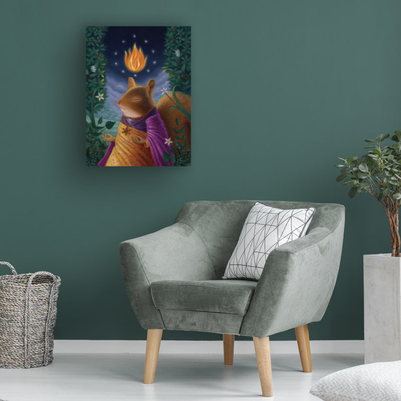 Art sur toile «ologic »par Gina Matarazzo, 19" H x 14" W