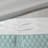 8 Piece Comforter Set Seafoam/Grey Queen