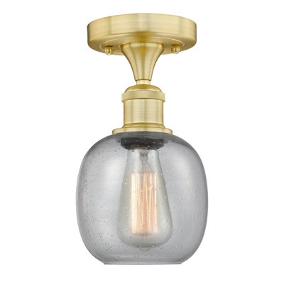 Magreb Glass Semi Flush Mount