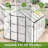 8X10 Ft Outdoor Greenhouse For All Seasons - Aluminum Construction, Polycarbonate Panels, Walk-In, Shielding, Spacious, Easy Assembly, Functional Drainage Solution Heavy Duty Walk-In For Gardening,
