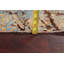 Tapis oriental abstrait à teinture végétale 5 x 8 po