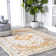 Indhira Ornate Medallion Persian Orange/Cream Rug