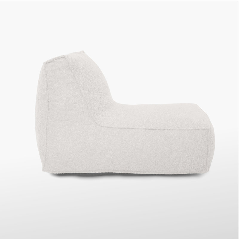 Méridienne à billes Studio, Chenille beige