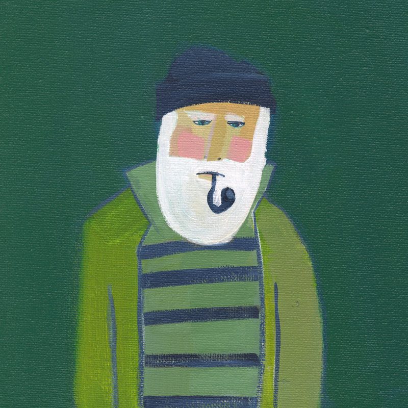 " Sailor With Green Coat "