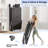 Foldable Pilates Reformer With Tower, Dual Resistance Pilates Machine For Home & Gym Use, Suitable For Beginners & Advanced Users, Black