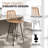 Chateau Wicker Outdoor Stool with Cushion-610767075