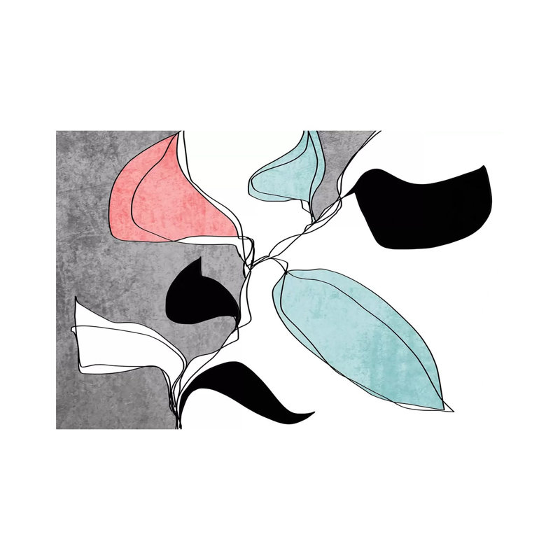 Abstract Bloom I-I by Irena Orlov - Wrapped Canvas Painting, 20.32 cm H x 30.48 cm W