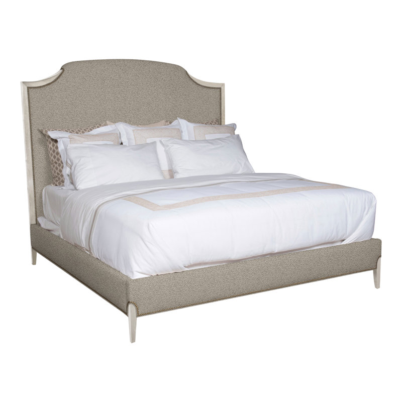 Lillet Upholstered Bed, Casa Blanca, Kempsey Sheepskin, Yes