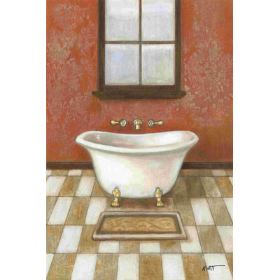 Impression sur toile tendue «Upscale Bath I» par Norman Wyatt Jr.