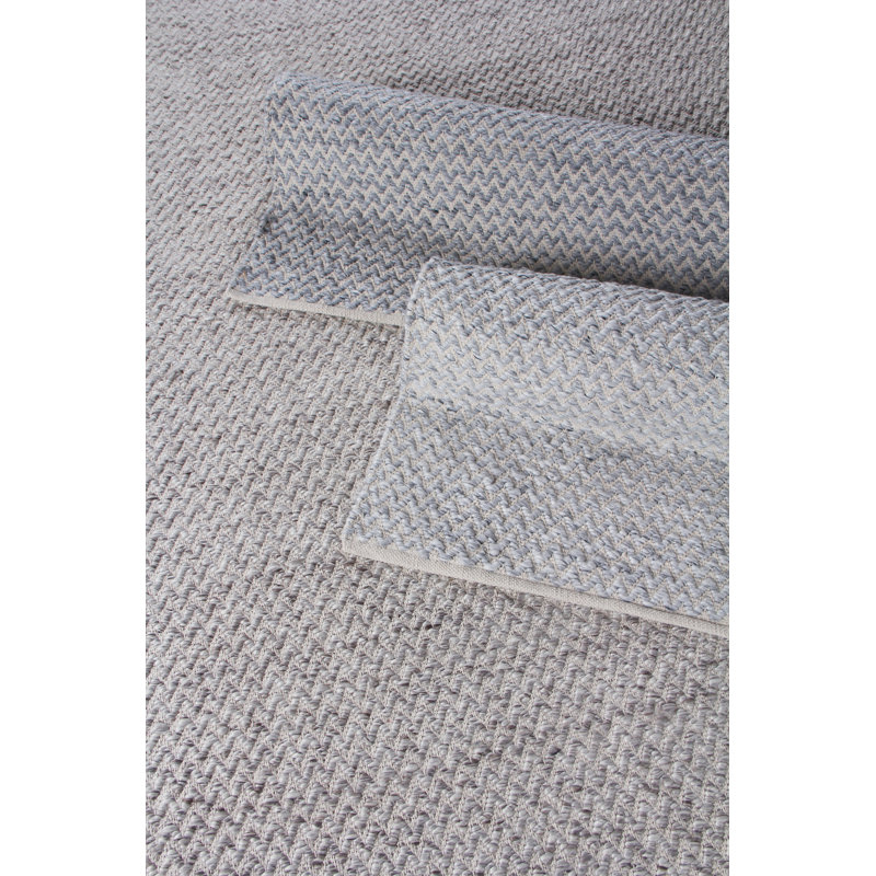 Rialto Chevron Area Rug in Dark Gray, Rectangle 9' x 12'