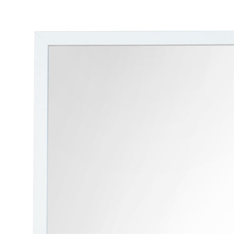 Miroir blanc polyvalent et durable pour des intérieurs élégants