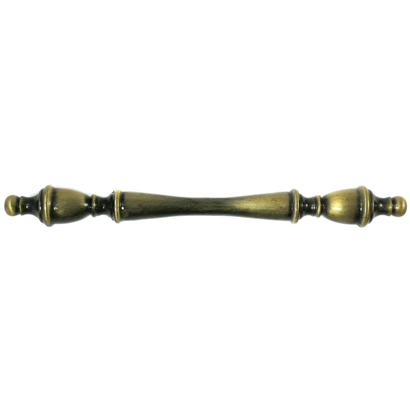 Poignée barre 3 po Classic Traditions, Laiton antique