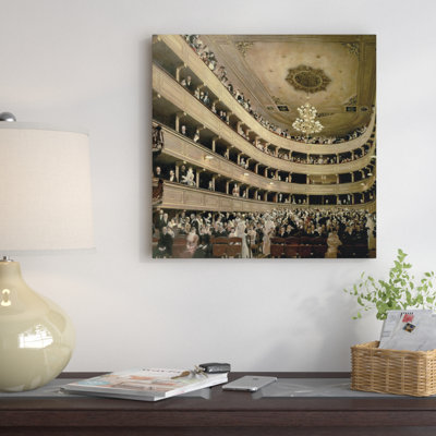 " The Auditorium Of The Old Castle Theatre, 1888 " by Gustav Klimt