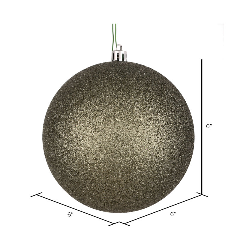 Décoration de boule décorative des Fêtes, Paillettes en fer forgé, H 6 po x l 6 po x P 6 po
