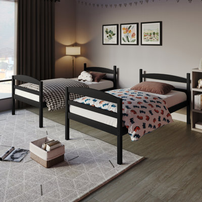 Jeananne Kids Twin Over Twin Bunk Bed