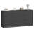 63" Wide 9 - Drawer Fluted Dresser For Bedroom, Modern Chest Of Drawers With Metal Handle, Black-99781676