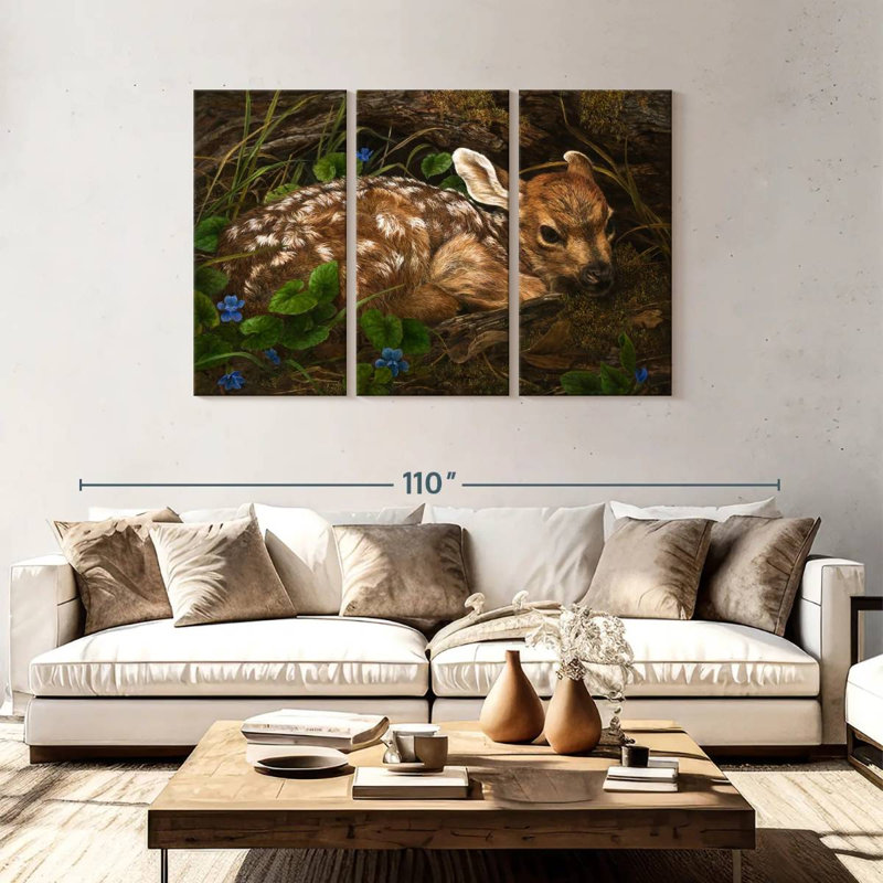 Bambi, 48" H x 74" W