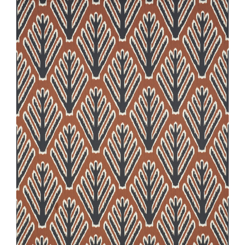 Schumacher x Johnson Hartig Bodhi Tree Fabric, Brown/Black